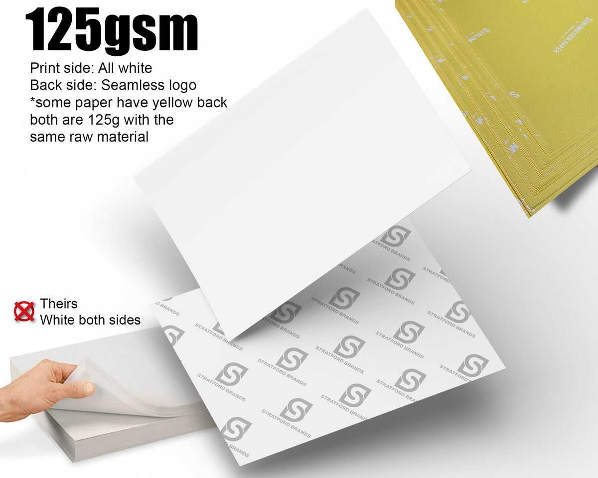 Sublimation Paper 100 Sheets 8.5 x 11 Inches 125gsm, Morocco